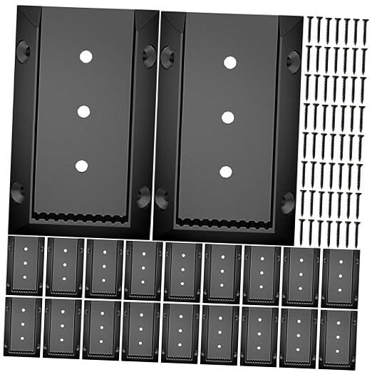 20pcs Deck Railing Bracket Connectors, 2x4 20 Pcs 2x4 Railing connectors