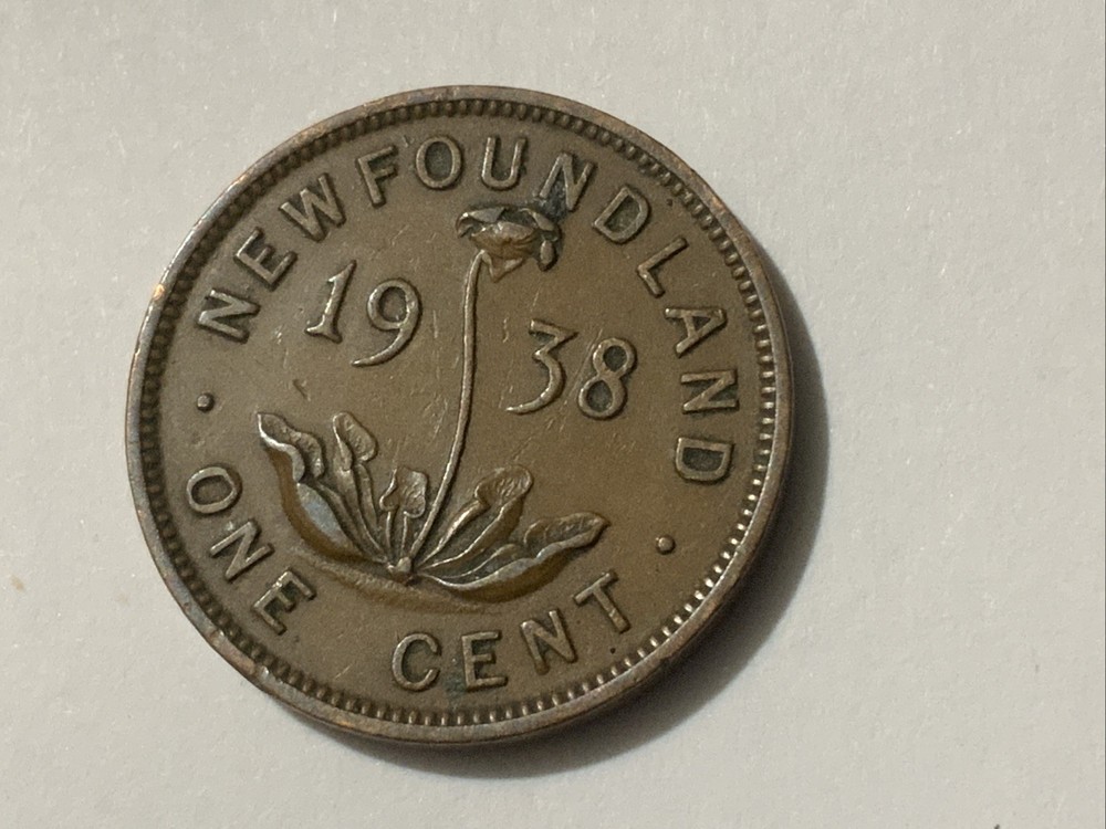1940 Newfoundland Small Cent 5 Coins