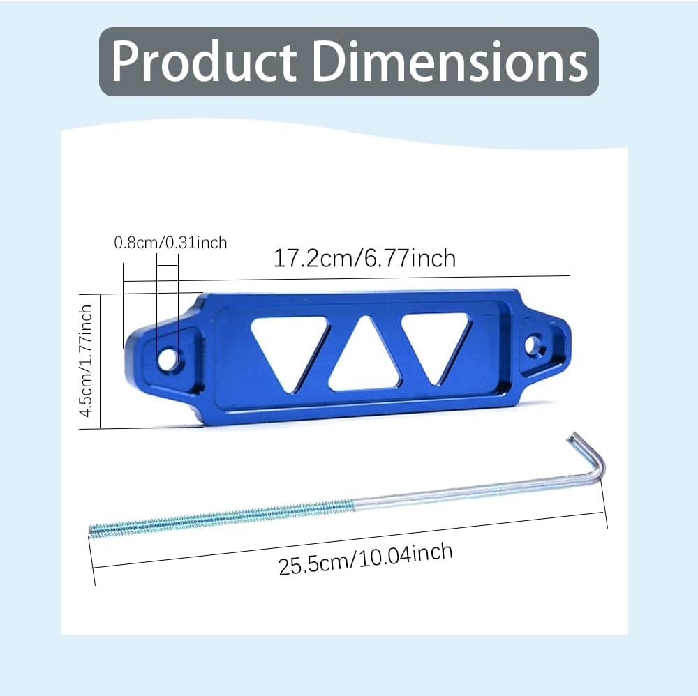 Car Battery Holder, Battery Hold Down Bracket, Universal Battery Hold Down Ki...