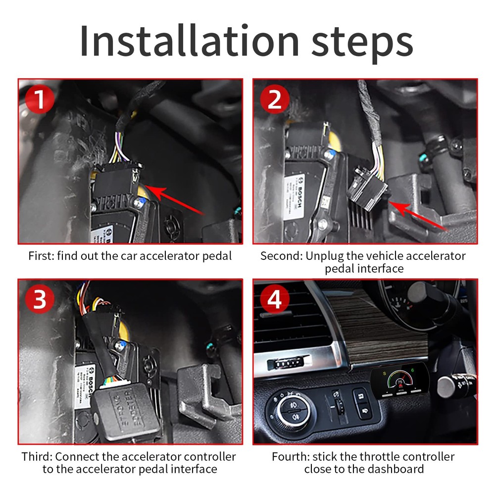 Throttle Response Controller 9 Drive Modes Throttle Controller Electronic Ped...