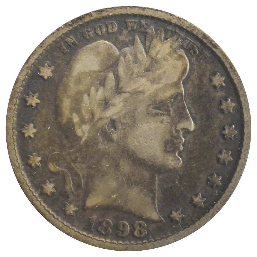 1898 Barber Quarter (Fine)