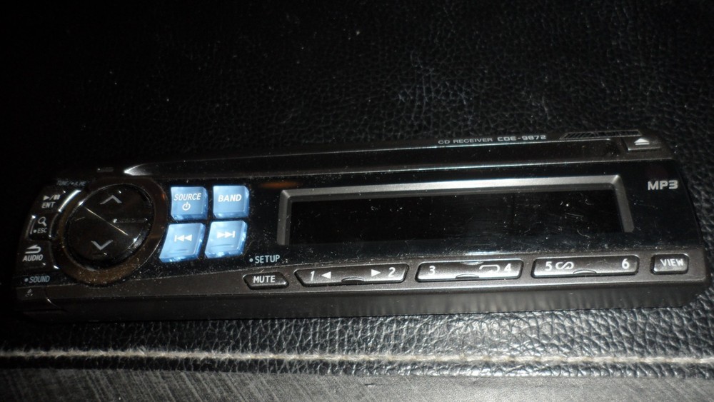 ALPINE CDE-9872 FACEPLATE ONLY / USED TESTED WORKING