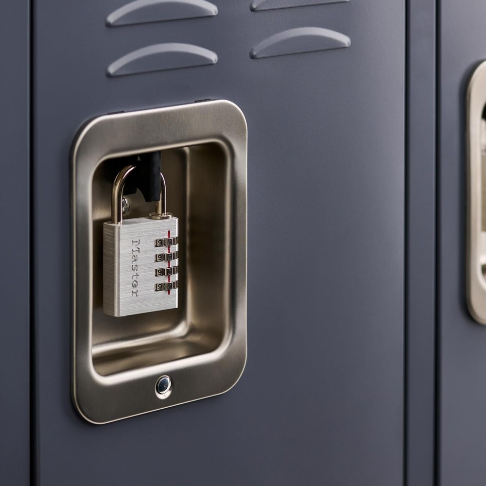 643D Set Your Own Combination Padlock, 1 Pack, Silver