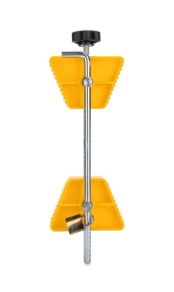 Camco 44653 Small Wheel Stop w/Locking Feature Trailer Stabilizer