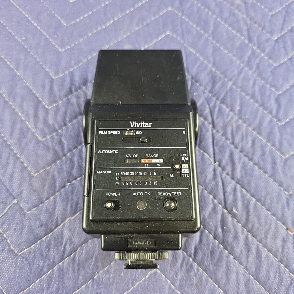 Vivitar Auto Thyristor 550FD Flash Unit – Tested Working