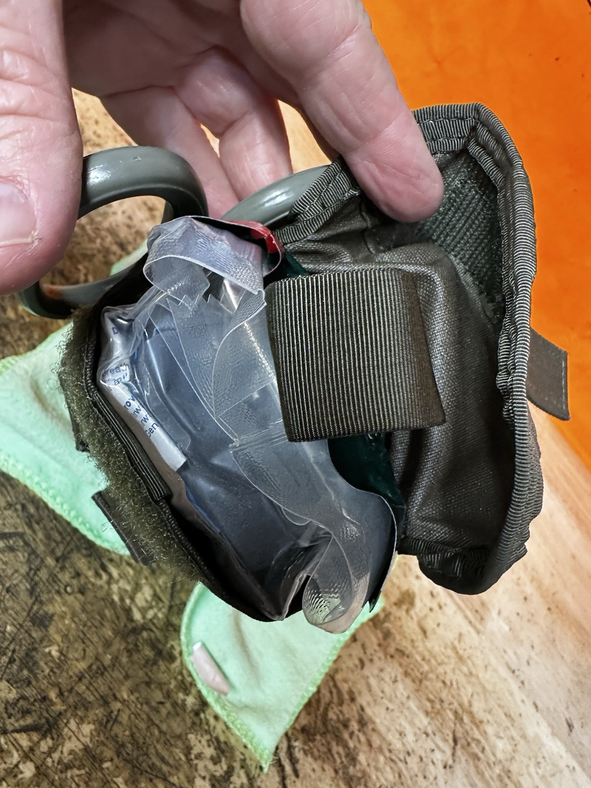 D.A.R.K. Slim Trauma Kit Ranger Green. Dark Angel Medical CIV-LE