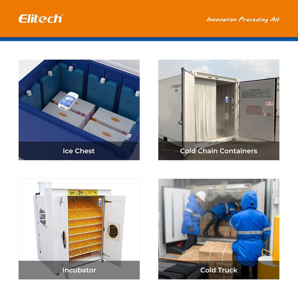 Elitech RC-5 Temperature Data Logger Temperature Recorder PDF Data Recorder 3200