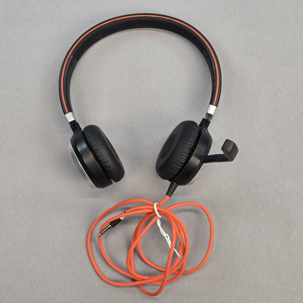 Jabra Evolve 40 Wired Stereo USB Headset HSC017 W/ Controller ENC010 W/ Case