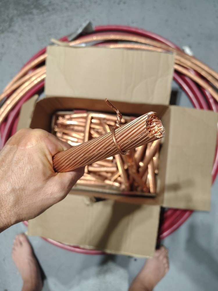 20 Pounds Copper Wire #1 Clean Bright Copper. 3/4"