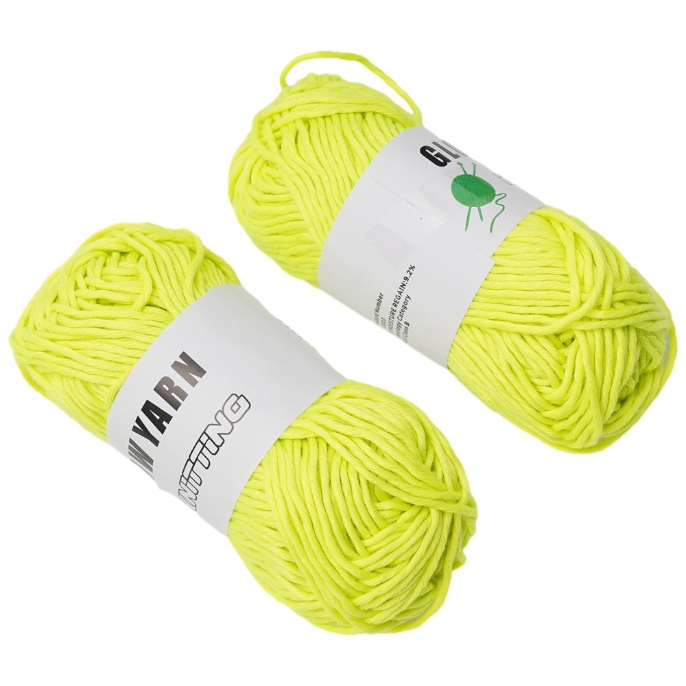 Luminous Polyester Blend Yarn for DIY Projects Hand Knitting Crochet 50g