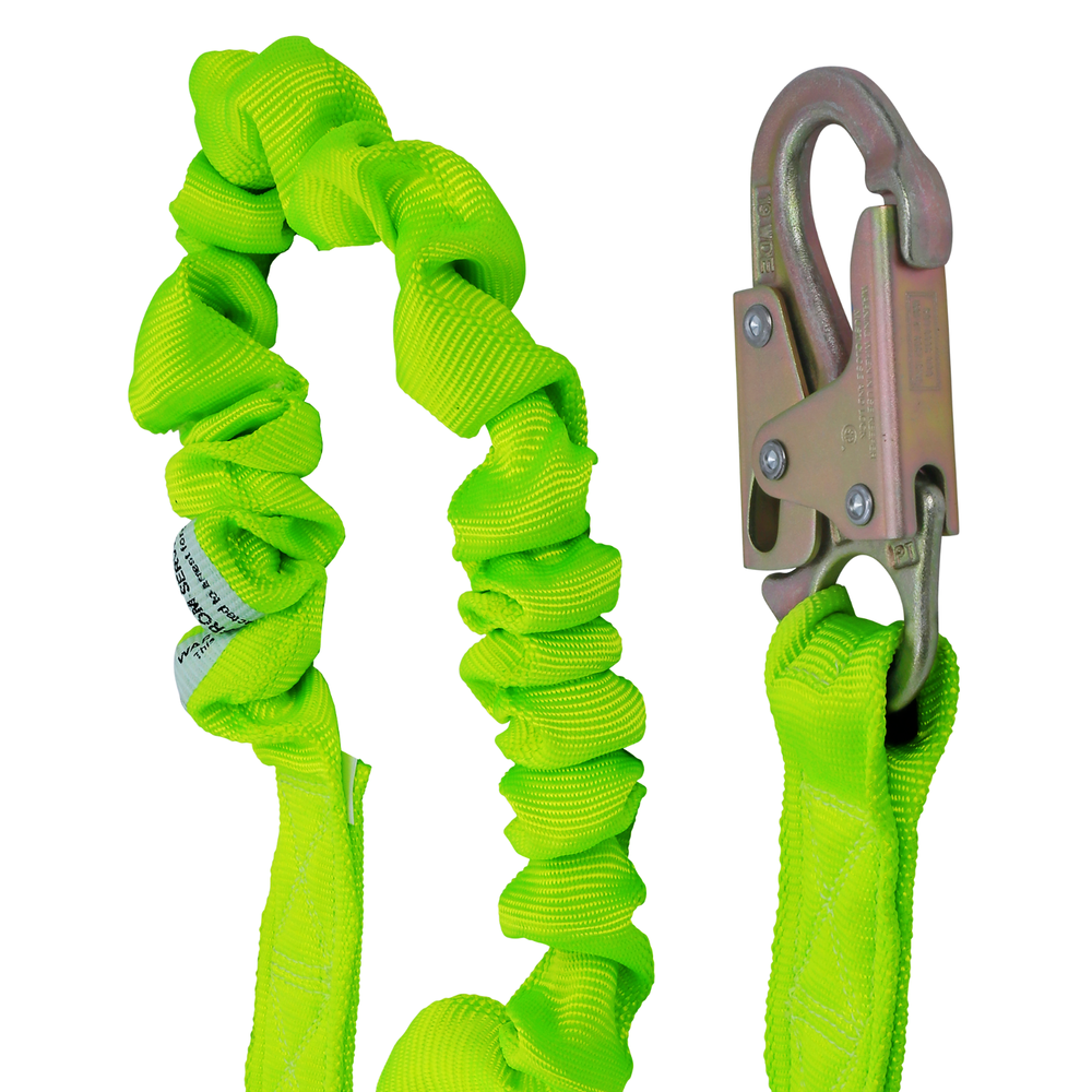 Internal Shock-Absorbing Lanyard Single Leg Design with Two Snap Hooks JORESTECH