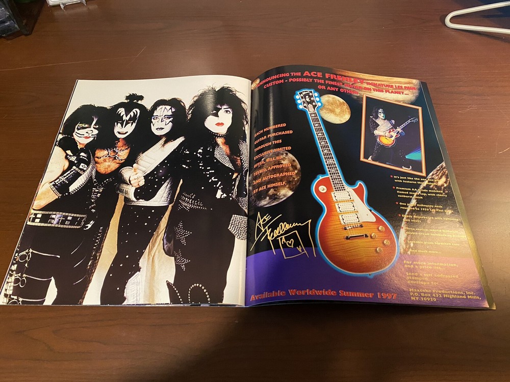 KISS Worldwide Tourbook - 1997 Tour Book w/ Poster