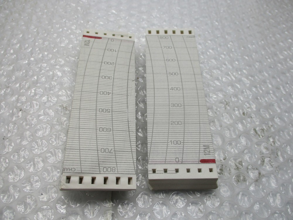 FOXBORO 53062-6TX FOLDING CHARTS NSMP