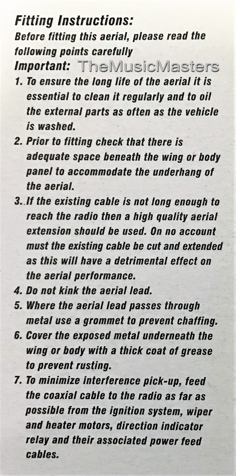 3 Section 48" Stainless Steel Pillar Side Mount Antenna Car Audio Stereo Radio