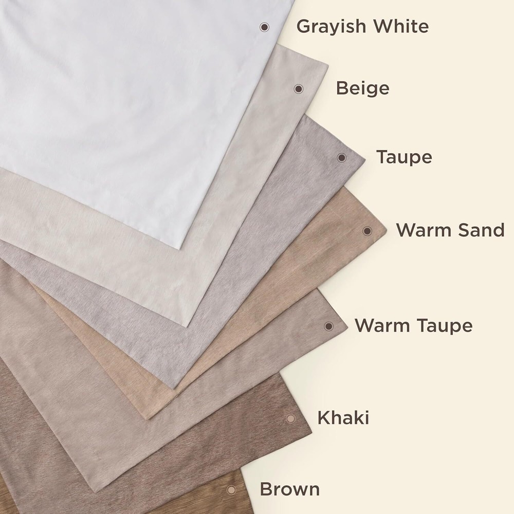 Queen Comforter Set - Beige Soft Bedding for All Seasons, Cationic Dyed Bed Set