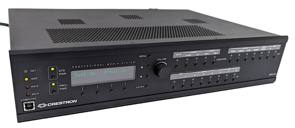 Crestron MPS-300 Professional Presentation System Switcher Amplifier Amp Control