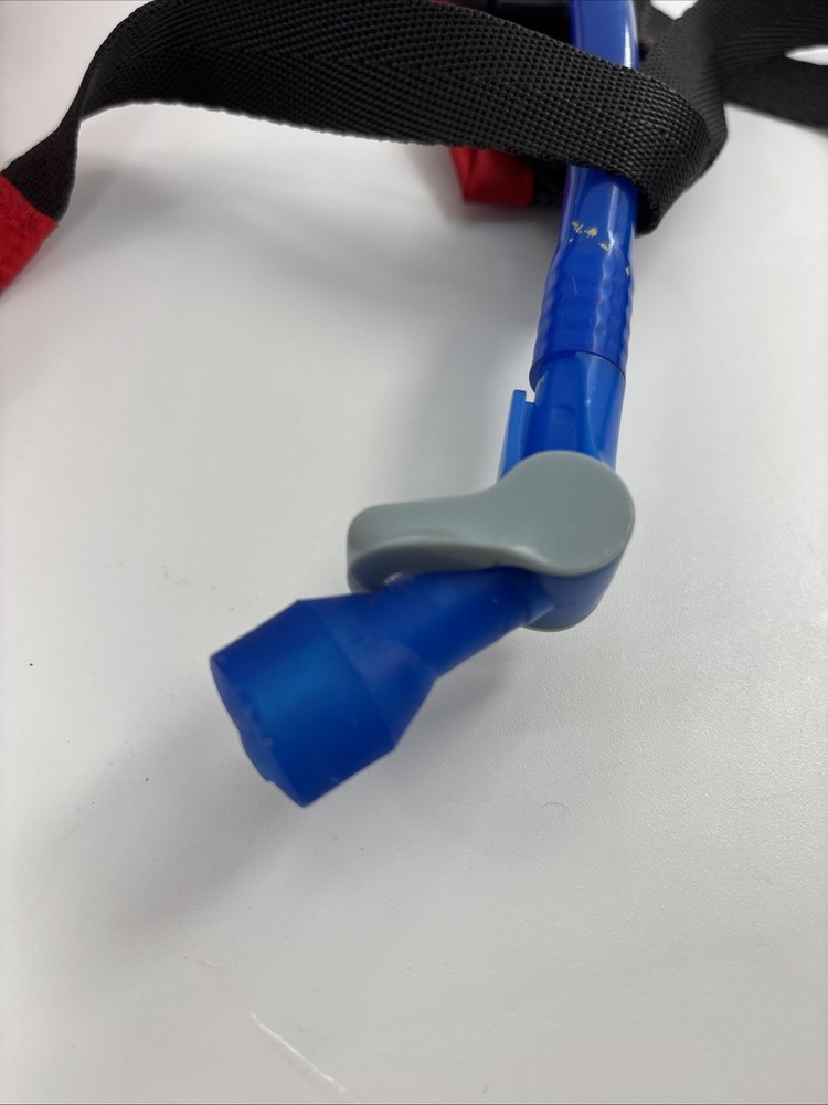 CamelBak Red Check Mini M.U.L.E. Kids' Hydration w/ Bladder Hiking Backpack