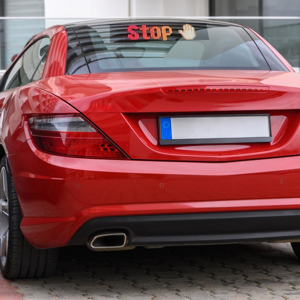 2Pack 16x96 Matrix Devil Eyes Lights f/ Car Ultra-thin Programmable LED