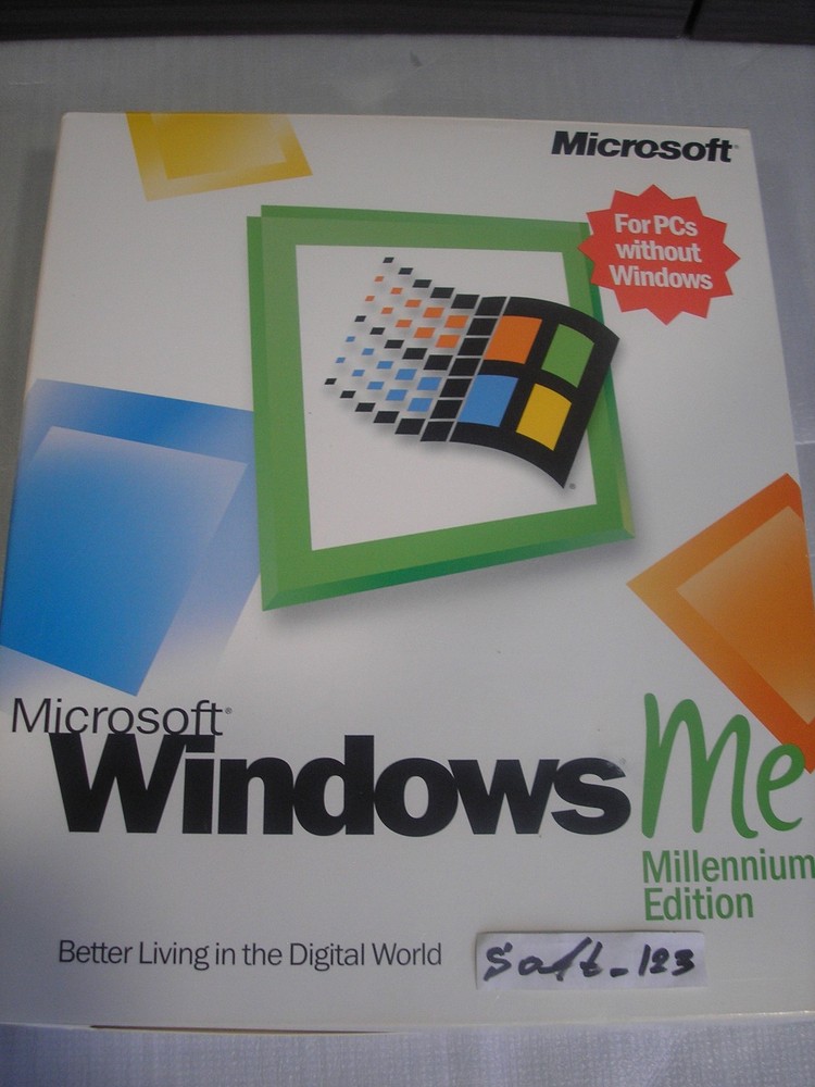 MICROSOFT WINDOWS ME MILLENNIUM EDITION FULL OPERATING SYSTEM MS WIN =NEW BOX=