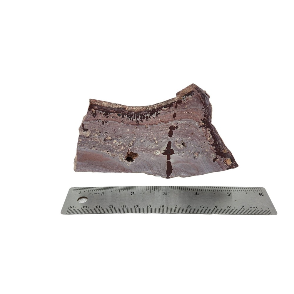 Apache Dendritic Rhyolite, Apache Sage, cabbing rough, #R-7031