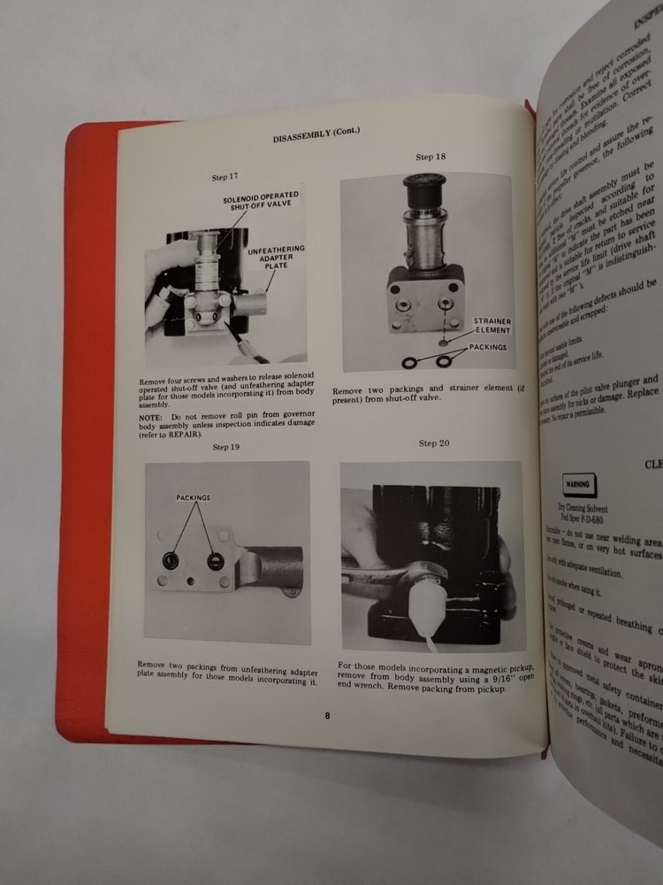 Woodward Overspeed Governor Component Maintenance Manual 33048E-Original