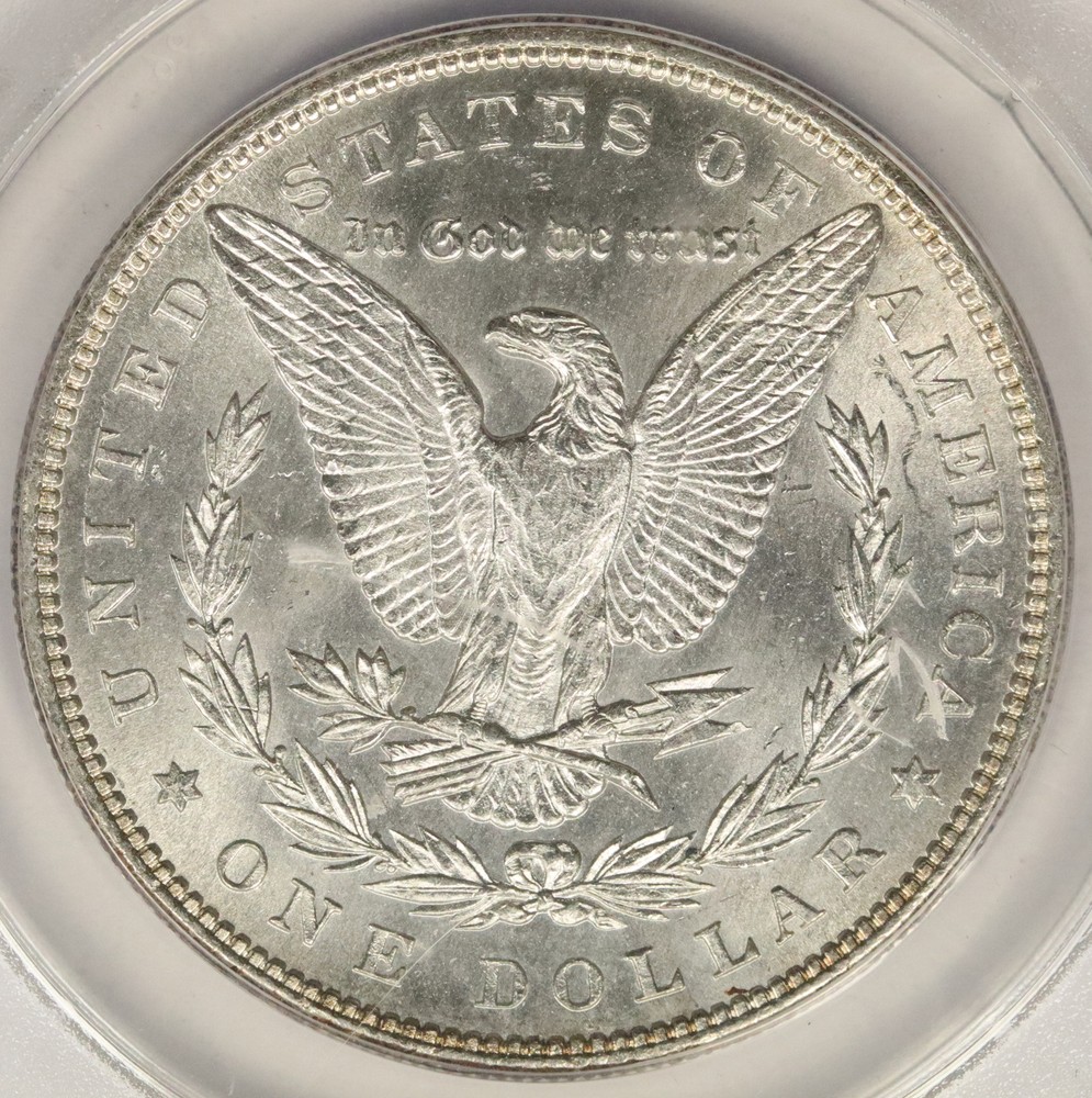 1884 Morgan Silver Dollar $1 ANACS MS63