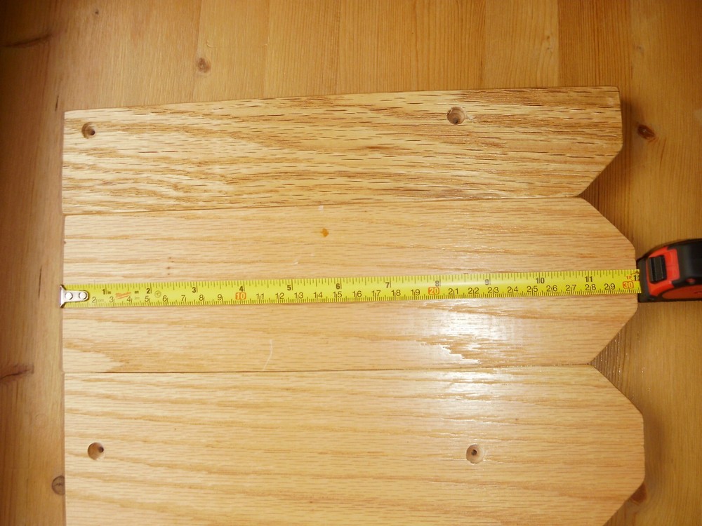 Wine glass under counter holder solid oak wood