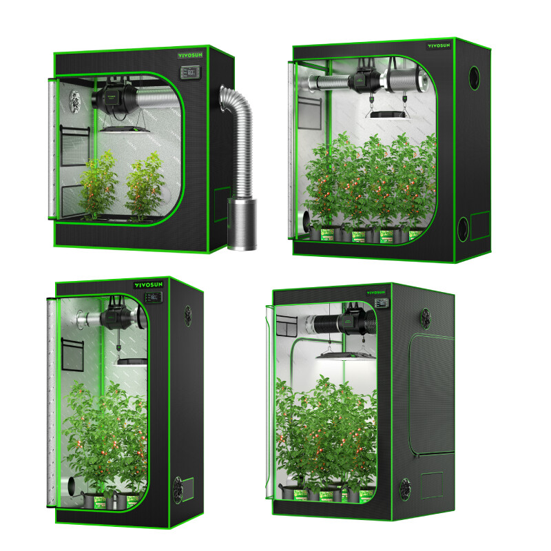 VIVOSUN Upgraded Indoor Grow Tent 100% Reflective Mylar for Plant Non-Toxic