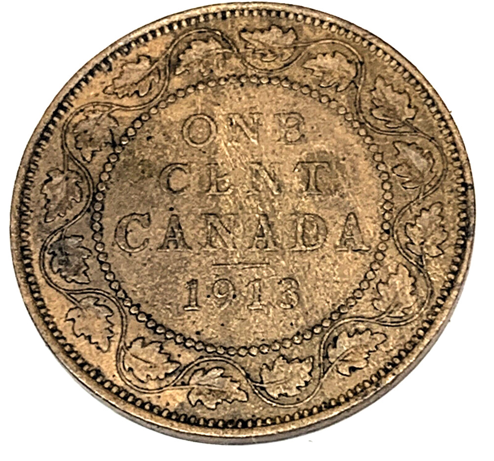 # C8676     CANADA   COIN,   LARGE CENT   1913