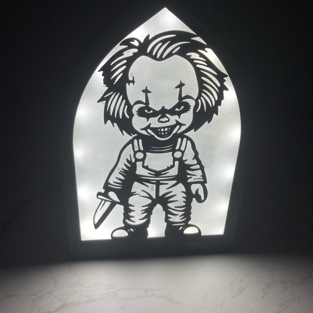 Chucky Light Up USB Box 3d Printed Halloween