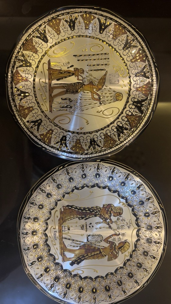 Antique Egyptian Plate Decoration