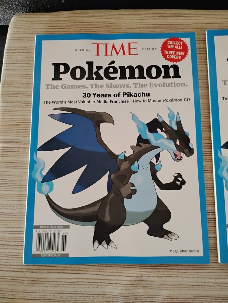 Special Time Edition Pokemon Games Show Evolution Mega Charizard X Cover