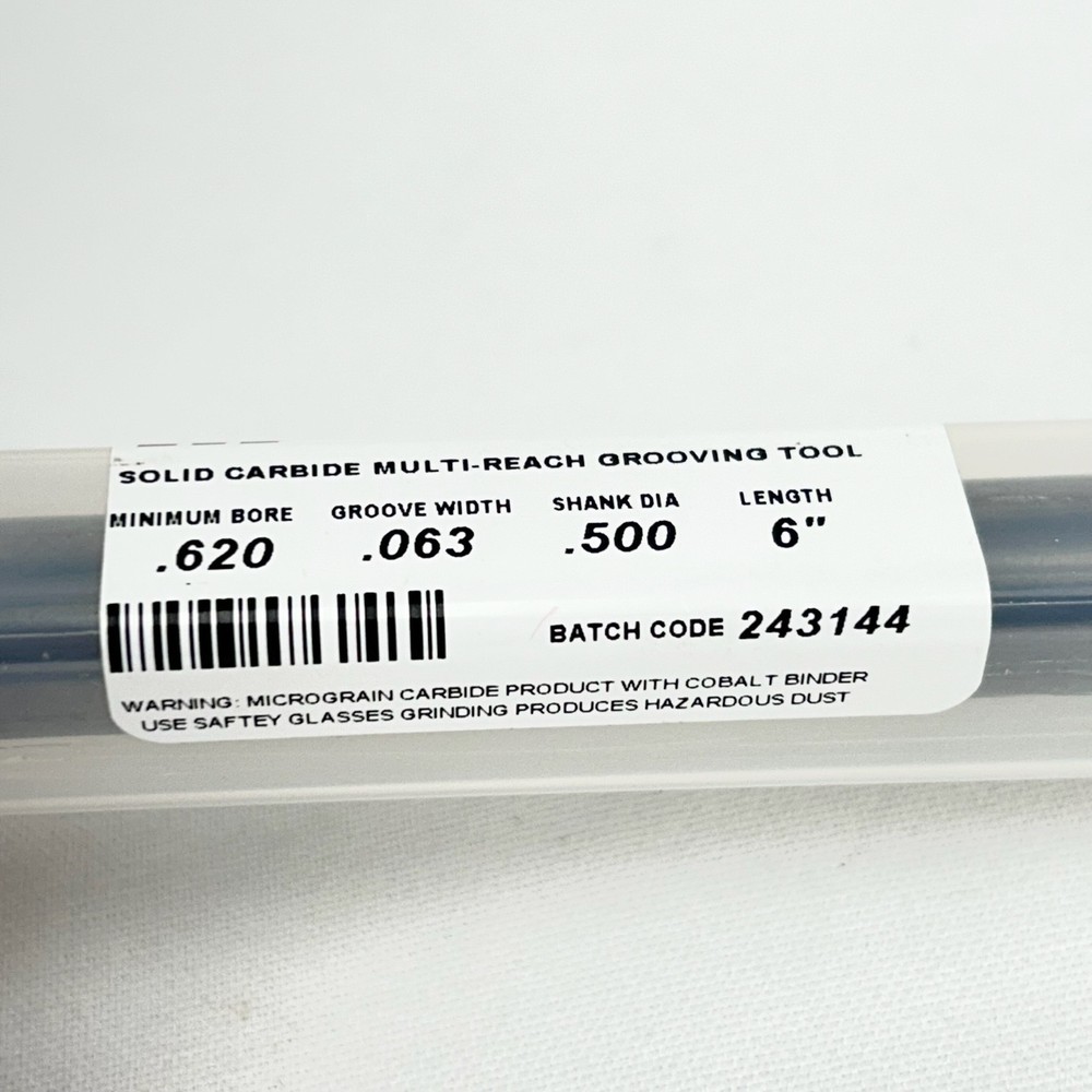 Internal Tool ITI Solid Carbide Multi-Reach Grooving Tool #06-1265