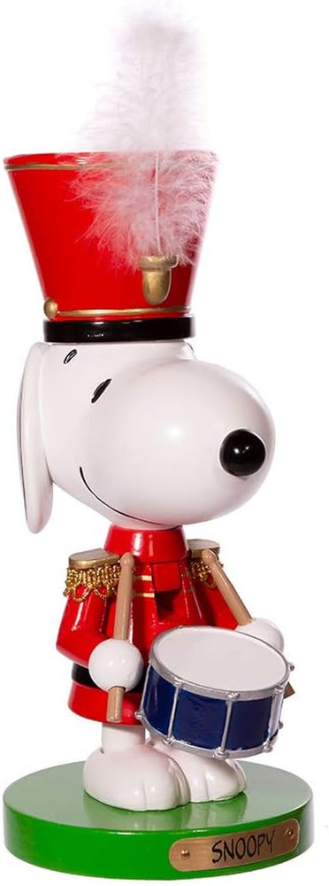 10-Inch Snoopy the Drummer Nutcracker