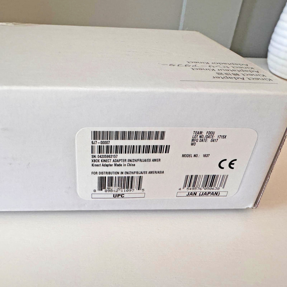 Xbox Kinect Sensor Used Excellent Condition Original Box Xbox Motion Camera