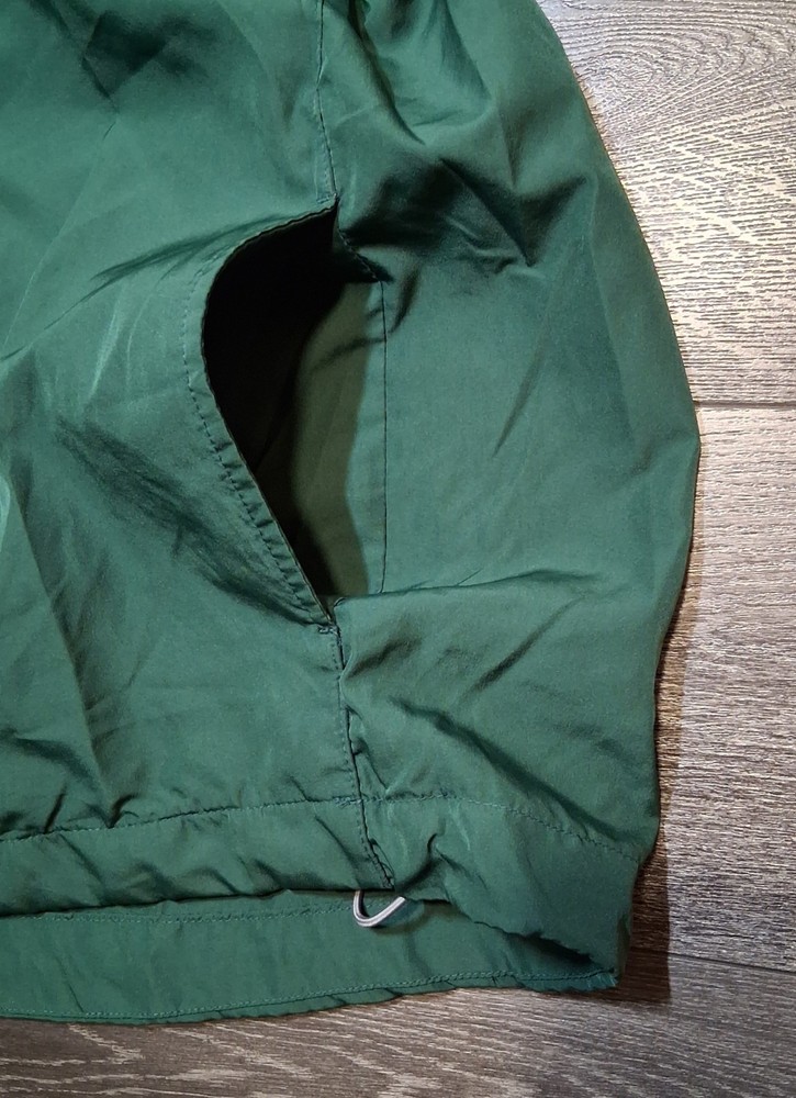 Nike Oregon Ducks Baseball Windbreaker Pullover Jacket Green Yellow Size XL