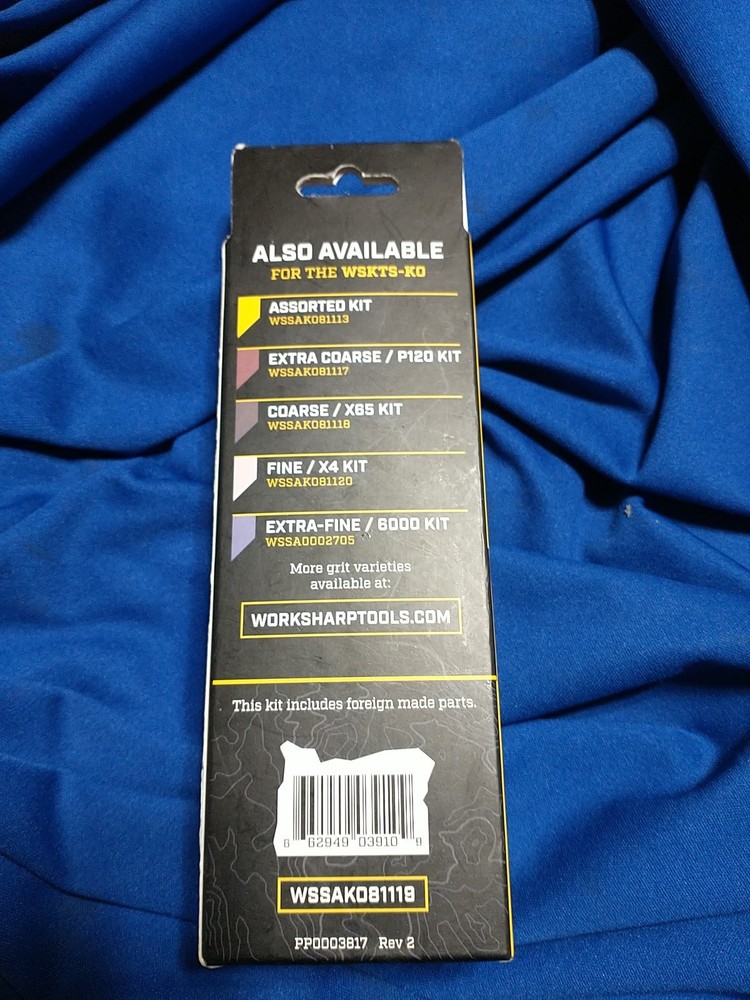 Work Sharp Knife & Tool Sharpener MEDIUM Grit Replacement Belt Kit WSSAK081119