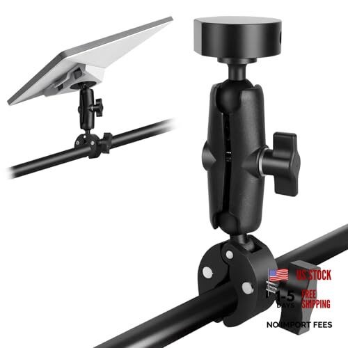 RV Pole Mount for Starlink Mini, Adjustable Heavy Duty Clamp Bracket,