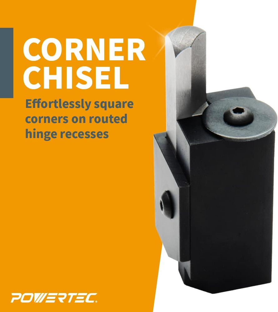 Square Corner Chisel – Spring-Loaded Mortise Chisel for Use with Hammer or Malle