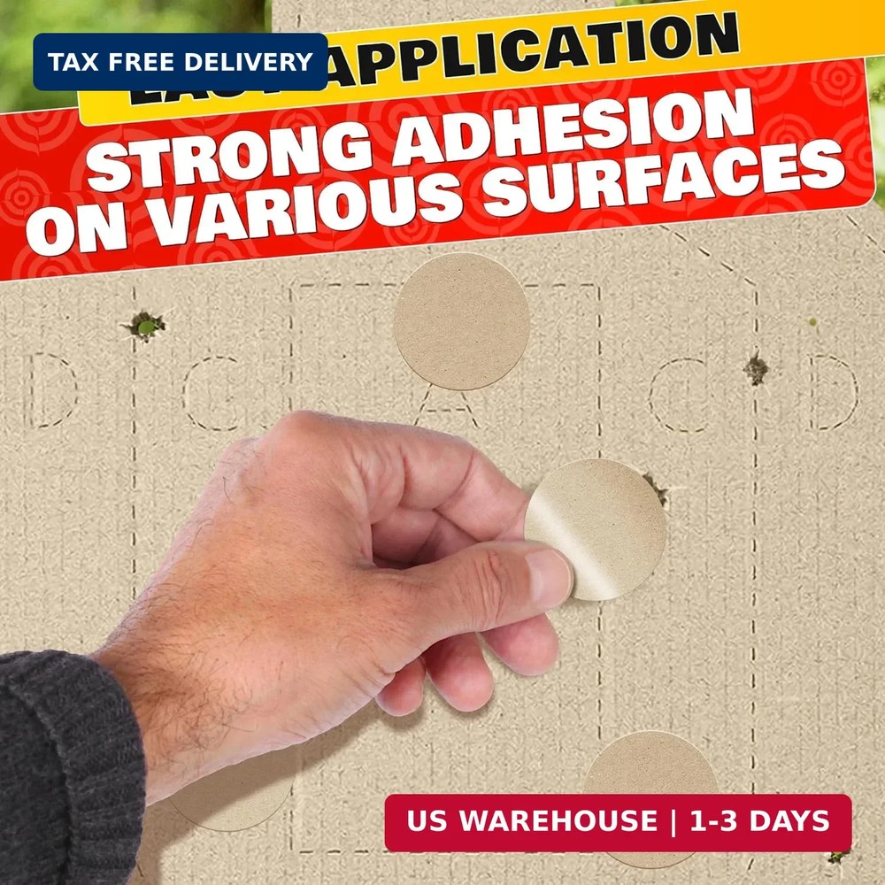 1000 Pcs Target Pasters - 1" IDPA Сardboard Target Stickers - Solid Construction