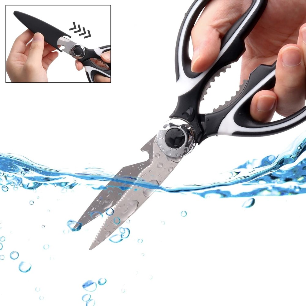 2-Pack Kitchen Scissors Heavy Duty Multi-Purpose Food Shears Dishwasher Safe