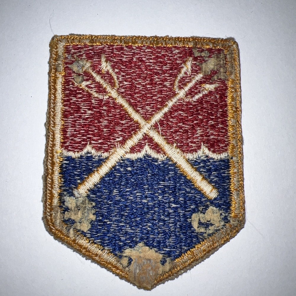 WWII US Army Eastern Defense Command Department Cut Edge Patch
