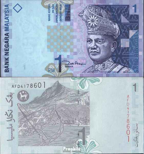 Malaysia Pick-number: 39 bankfrisch 2000 1 Ringgit