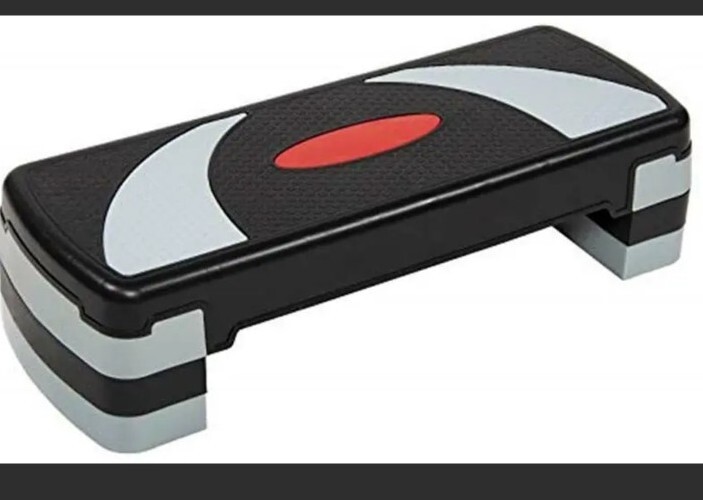 BalanceFrom Adjustable Workout Aerobic Stepper Step Platform Trainer