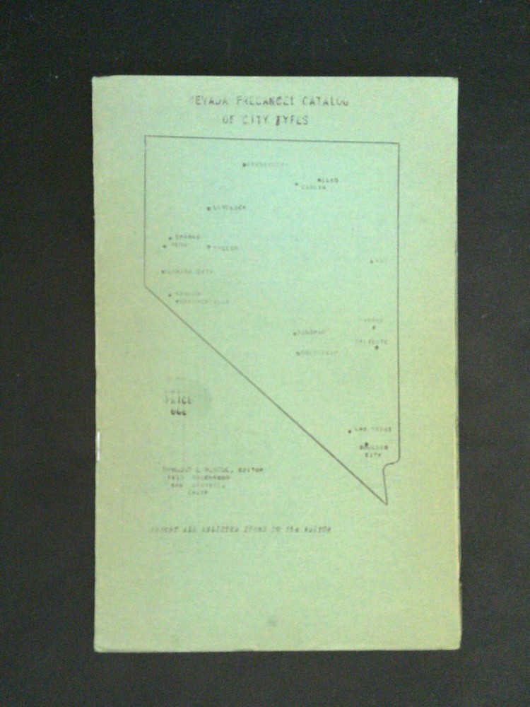 State General Precancel Catalogs: NEVADA; Raymond L. Roscoe, 1949
