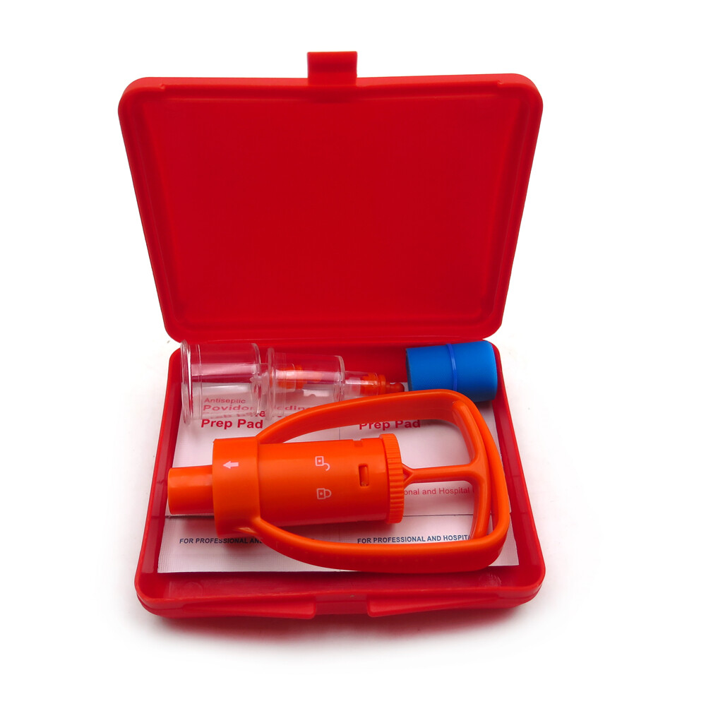 SNAKE BITE KIT CAMPING EMERGENCY SURVIVAL FIRST AID VENOM STING EXTRACTOR
