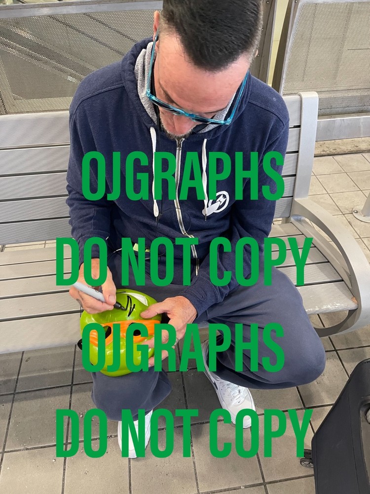 VANILLA ICE Signed MICHAELANGELO Ninja Turtles Mask PROOF