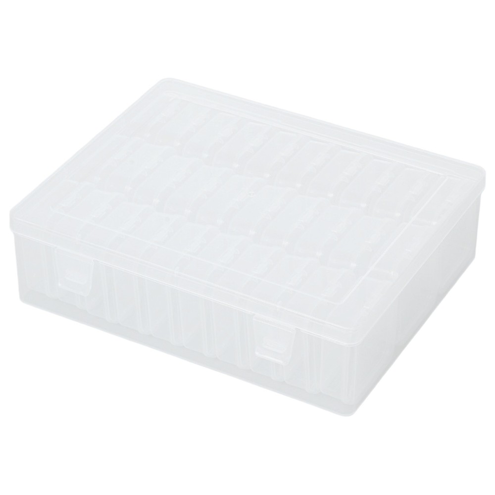 30Pc Transparent Small Bead Organizers Storage Cases and 1Pc Large Outer Box