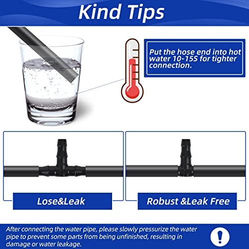 Barbed Connectors Drip Irrigation Fittings Kit