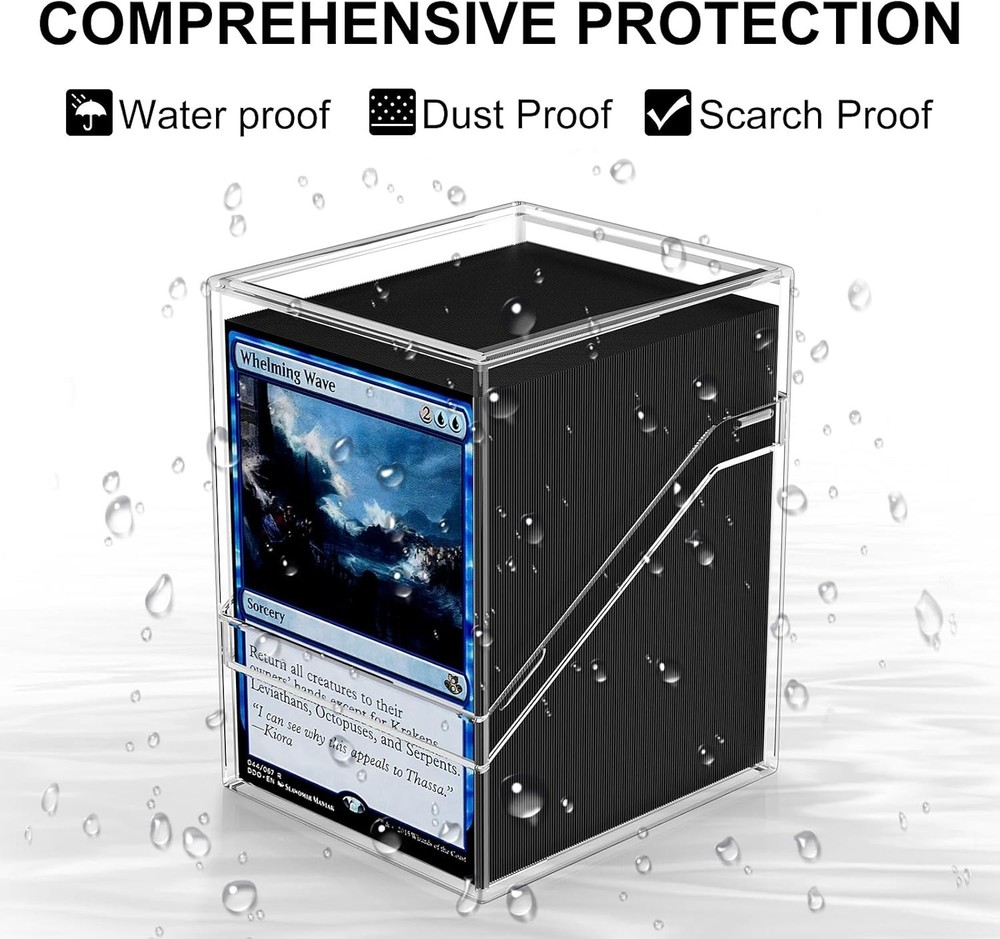 Protective Clear Card Deck Cases, 100+ Sleeved